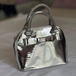 Betsey Johnson Silver Handbag